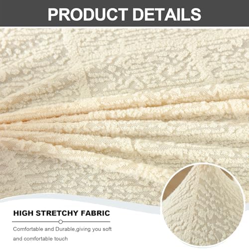 Eco-Ancheng Armless Chair Slipcover Removable Armless Accent Chairs Covers Washable Armless Slipper Chair Slipcover Printed Armless Chair Furniture Protector Covers for Living Dining Room Hotel
