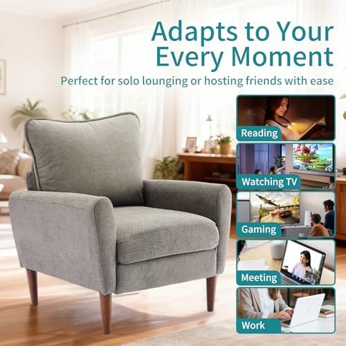 OLIXIS Comfy Accent Chair for Living Room Bedroom and Waiting Room