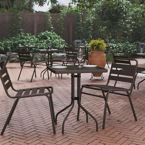 Flash Furniture Metal Square Table
