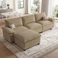 108" Modular Sectional Couch, L Shaped Cloud Sofa for Living Room