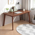 IOTXY Simple Wooden Writing Desk - 47" W PC Laptop Computer Table, Walnut