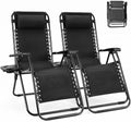 NEWBULIG Zero Gravity Chairs Set of 2, Folding Lounge Recliner Chair