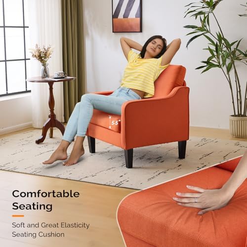 VINGLI Accent Chairs Set of 2, Modern Traditional Armchair for Living Room