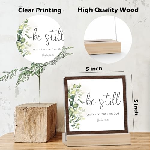 Farmhouse Decor, Acrylic Christian God Home Decorations, Aesthetic Entry Way Table Shelf Decor, Living Room Table Accessories, Boho Office Decorations For Work (06)