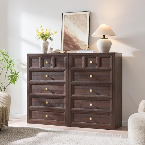 Dresser and Nightstand Sets 2 Piece for Bedroom Set Furniture