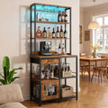 LIFECHOVY 67.7" Tall Bar Cabinet with Power Outlets