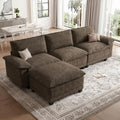 108" Modular Sectional Couch, L Shaped Cloud Sofa for Living Room