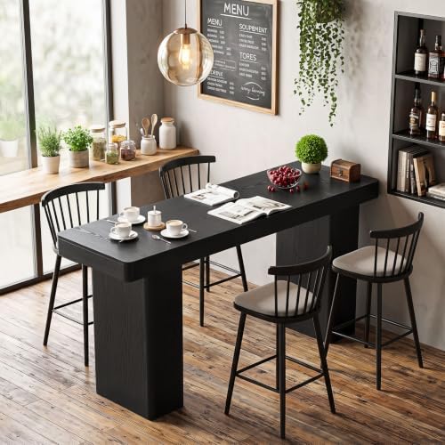 Tribesigns 70.9" Extra Long Bar Table, Modern Counter Height Home Bar Table