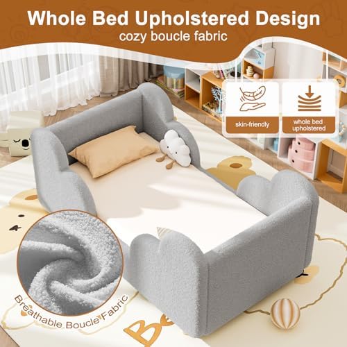 Toddler Bed Frame, Toddler Bed Upholstered, Toddler Floor Bed