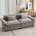 Oprisen 86" Modular Sectional Sofa, Comfy Loveseat Deep Cloud Couch