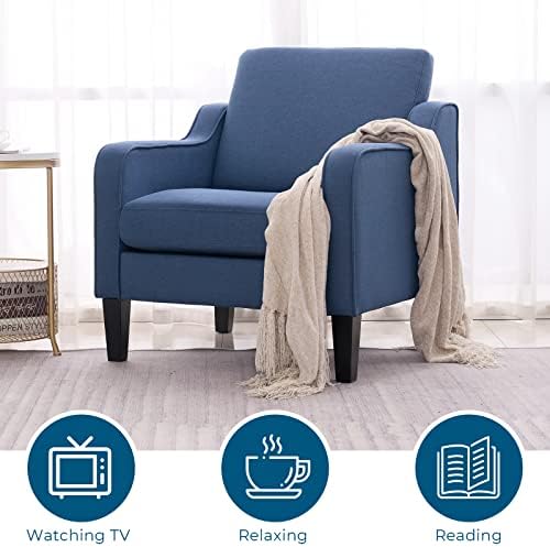 VINGLI Accent Chairs Set of 2, Modern Traditional Armchair for Living Room