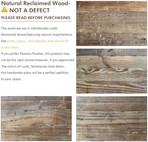 HOKYHOKY Reclaimed Solid Wood Console Table, 70" Long Entryway Table