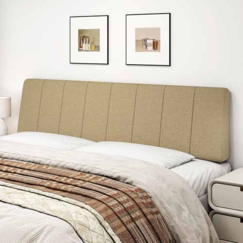 King Size Headboard Only-No Assembly Required, Light Brown