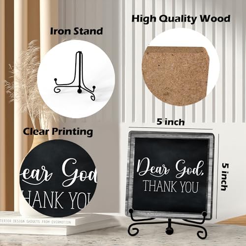 Home Decor, Farmhouse Shelf Decor For Living Room, Boho Aesthetic Table Decorations, Christian Gifts For Women Men, Entryway Tv Stand Fireplace Mantle Coffee Table Decoration (god-15)