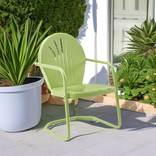Crosley Furniture Griffith Retro Metal Outdoor Chair