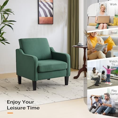 VINGLI Accent Chairs Set of 2, Modern Traditional Armchair for Living Room