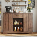 Gizoon 45" Kitchen Sideboard Buffet Cabinet with Storage, Dark Brown