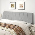 King Size Headboard Only-No Assembly Required, Light Gray