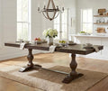 WAMPAT 74.8-inch Long Vintage Farmhouse Dining Table for 6-8 People
