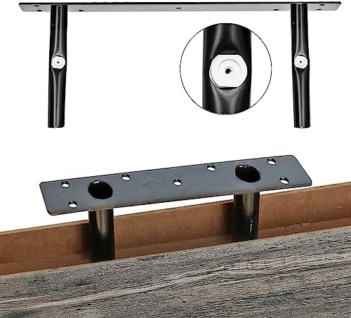 QEEIG ‎Bathroom Shelves with Decor Sign (Grey, 15.7")