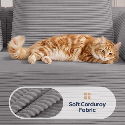 COMAX Convertible Futon Sofa Bed, 59" Folding Boneless Loveseat Small Couch