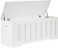 VANKILEY 47.2" Storage Chest Extra Large, Storage Bench.(White)