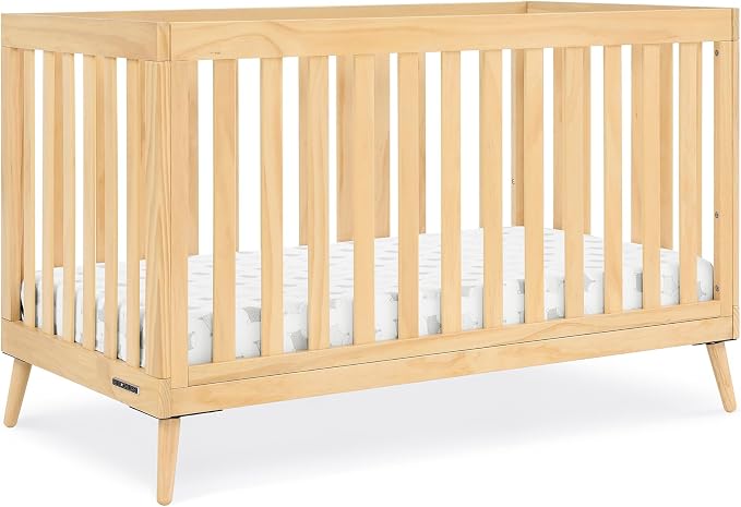 Delta Children Essex 4-in-1 Baby Crib & Mattress, Natural