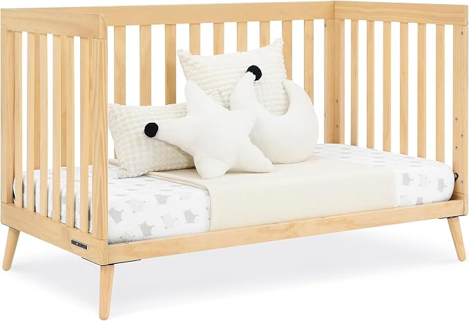 Delta Children Essex 4-in-1 Baby Crib & Mattress, Natural