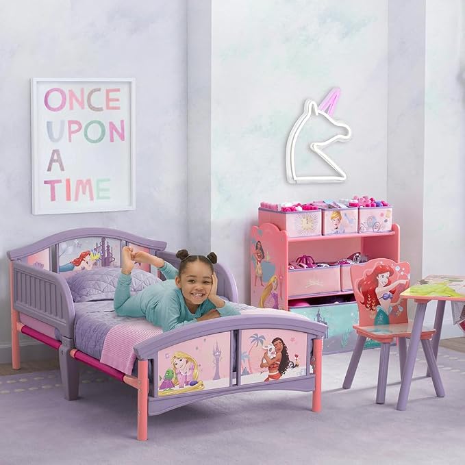 Delta Children Plastic Toddler Bed, Disney Princess