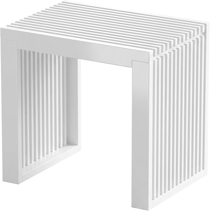 APRTAT Bamboo Dining Bench 17 Inch Indoor Wooden Shoe Benches for Entryway