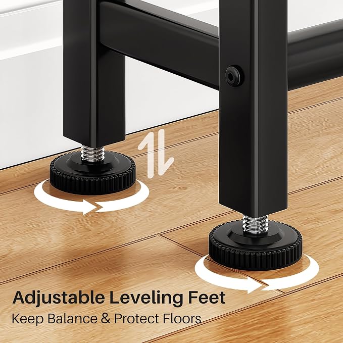 Kitstorack 76.9" Narrow Console Table with Power Outlet for Living Room