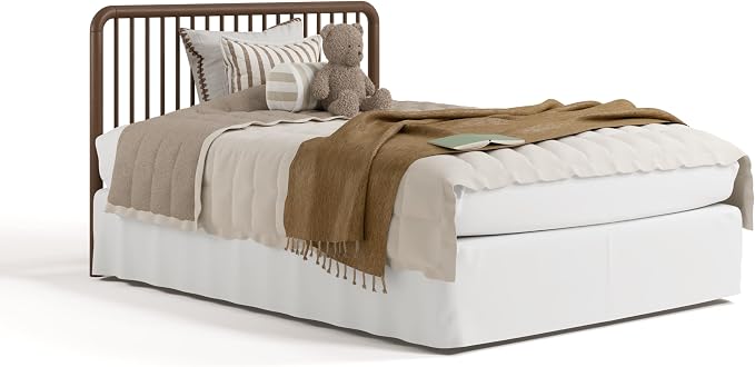 Storkcraft Porto 5-in-1 Convertible Crib with Toddler Guardrail, Hazelnut