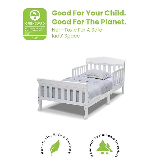 Delta Children Canton Toddler Bed, White