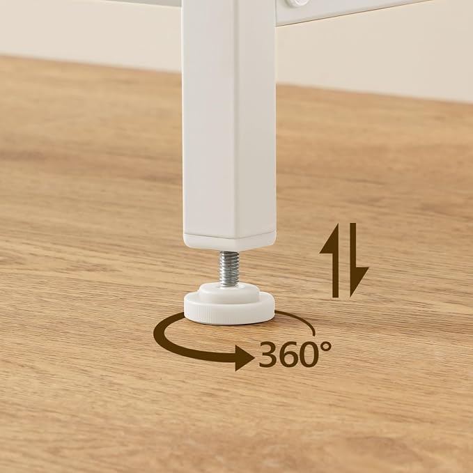 YATINEY Narrow Console Table, 2-Tier Small Sofa Table, 29.5" Thin Entryway Behind Couch Table with Shelves, Industrial Hallway Table, for Living Room, Foyer, White CT03WW