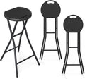 Goplus 3 Pack Folding Stool 27.5" Counter Height Backless Bar Chair