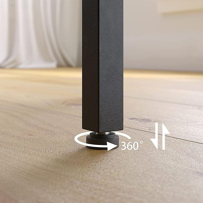 HOOBRO Bar Table, Rectangular Pub Table, 47.2" Counter Height Bar Table, Industrial Bar Height Table, Dining Table for Kitchen, Living Room, Easy to Assemble, Rustic Brown BF50BT01
