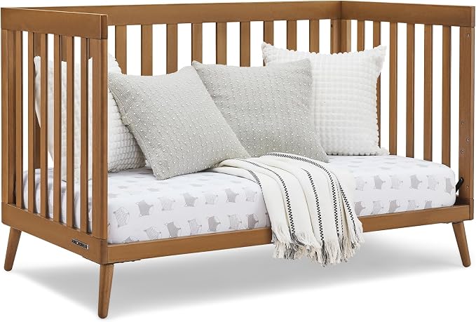Delta Children Essex 4-in-1 Baby Crib & Mattress, Chestnut