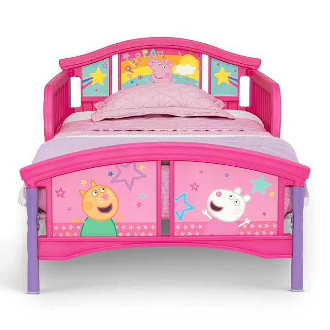 Delta Children Plastic Toddler Bed, Peppa Pig