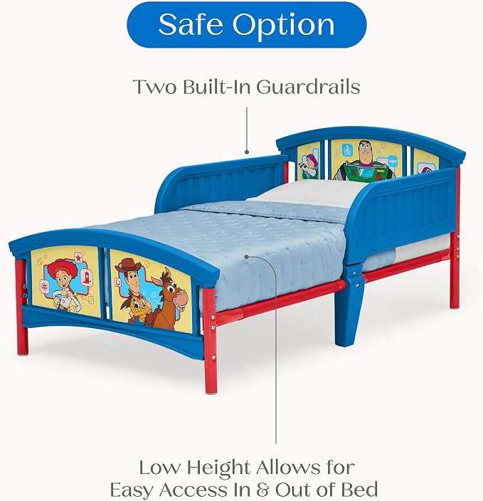 Delta Children Plastic Toddler Bed, Toy Story 5