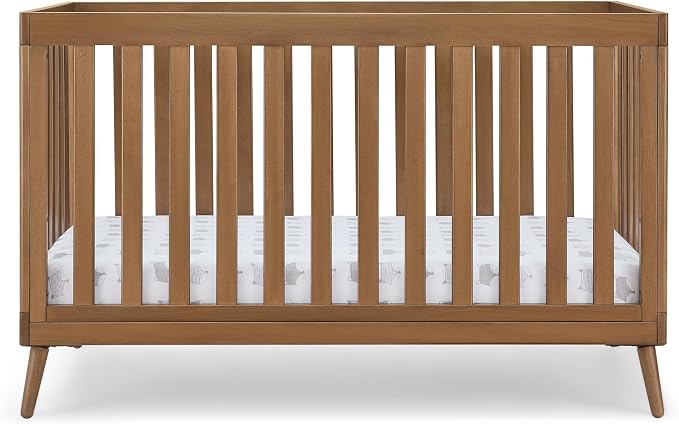 Delta Children Essex 4-in-1 Convertible Crib - Greenguard Gold Certified, Chestnut