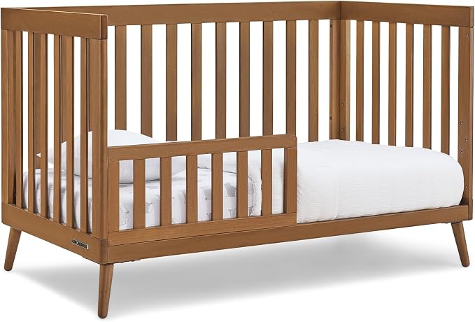 Delta Children Essex 4-in-1 Baby Crib & Mattress, Chestnut