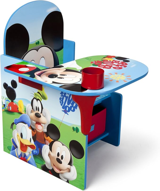 Delta Children Chair Desk With Storage Bin, Disney Mickey Mouse