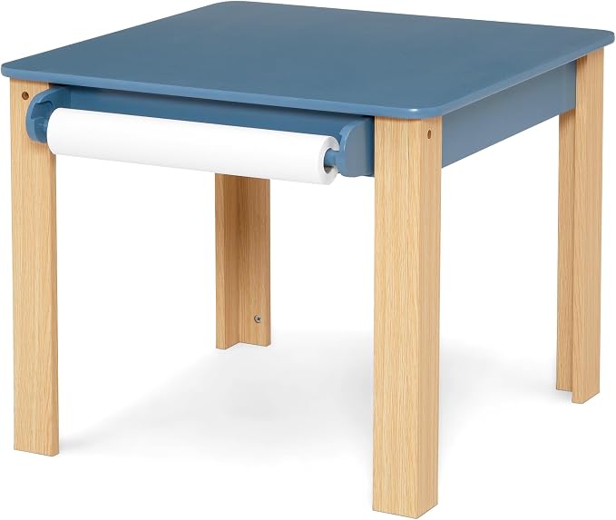 Delta Children - GapKids Table and 2 Chair Set with Paper Roll Holder - Greenguard Gold Certified, Indigo Blue