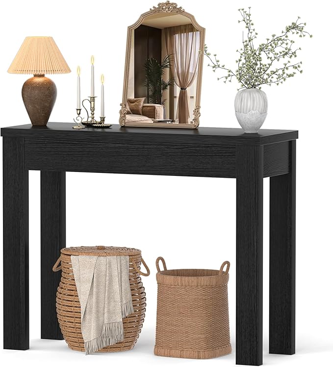 Armocity Small Console Table for Entryway, 32" Farmhouse Narrow Sofa Table
