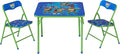 Teenage Mutant Ninja Turtles 3 Piece Children's Activity Square Table and 2 Folding Chairs Set, Ages 3+