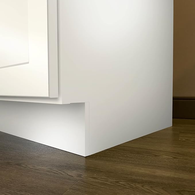 Riley & Higgs White Shaker 60" Double Sink Vanity Base Cabinet with Drawers | Shaker-style vanity base with drawers, sized for a 60-inch double-sink configuration