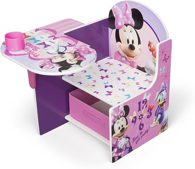 Delta Children Chair Desk With Storage Bin, Disney Minnie Mouse