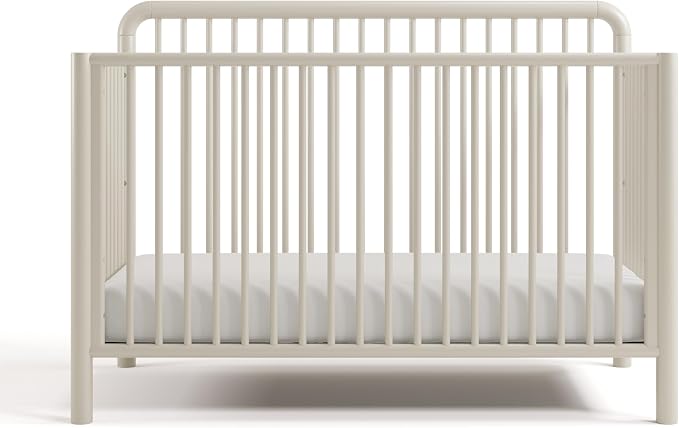 Storkcraft Porto Convertible Crib & Storkcraft Crib Mattress, Frosted Oat