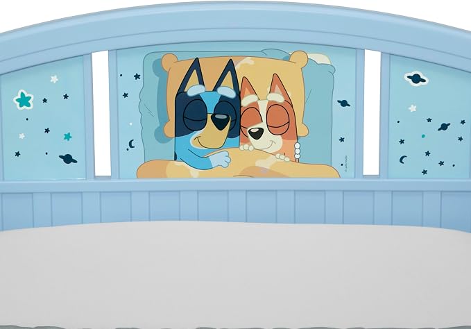 Delta Children Plastic Toddler Bed, Bluey