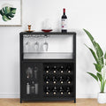 GAOMON Coffee Wine Bar Cabinet with Storage and Detachable Rack